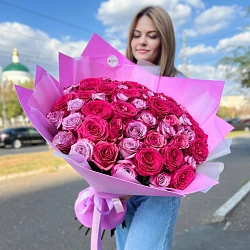 Букет из роз Эквадор 51 шт.